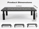 Adjustable Pet Feeder Stand for Cats and Small Dogs Elevated Raised Bowl Holder with 3-Level V1341-ZY-P9GEW8GA-BLACK