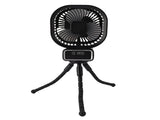 Stroller Fan 3 Wind Speeds Auto Oscillating Portable Fan with Detachable Flexible Tripod and Night V1294-YM0901-3113250118011