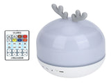 Cute USB Rechargeable Projection Lamp 360 Degree Rotating Remote Music Night Light for V1294-YM0901-3119200112411
