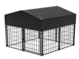 Dog Playpen House Heavy Duty Large Outdoor Dog Kennel Anti-rust Metal Pet Crate V767-JJ-XZ171-XS-V1