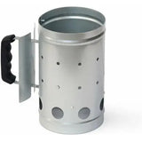 Charcoal Chimney Starter for Charcoal Grills, Galvanized Steel with Cool Touch Bakelite Handle, V1189-LC-HW-00396
