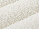 Pawz XL Size Orthopedic Dog Bed with Sherpa Plush Removable Cover in White PT1275-XL-WH