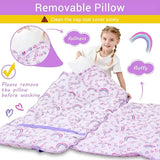 Roll-Up Nap Mat 3-in-1 Washed Minky Dot with Polyester Fill, Detachable Pillow & Blanket, V1232-WST-002