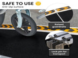 Kartrite Folding Aluminium Wheelchair Ramp 8FT Portable Mobility Access Ramp RAM-WCR-R03-8FT