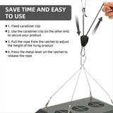 8pack Ratchet Hangers, Adjustable Rope Hanger, Ratchet Rope, Pull Ratchet Adjustable Rope V1192-AZ-W-29413