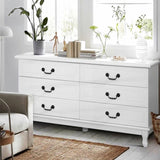 Artiss 6 Chest of Drawers - KUBI White FURNI-P-KUBI-LBOY-WH-AB