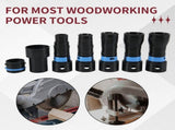 Quick Click Expanded Power Tool Adapter Set for Dust Collection,Most Woodworking Power Tools,,and V1192-AZ-W-23114