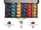 CARLA HOME Coffee Pods Holder Storage Drawer Compatible with 60 Nespresso Pods for Kitchen Storage & LSB-36060