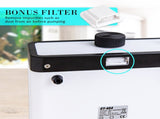 Aquarium Air Pump Oxygen Hydroponic 4 Outlet 670L/H 8W WHITE V274-AQ-CT404