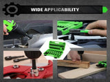 SWANLAKE 55Pc Magnetic Nut Driver Set Metric SAE 1/4" Hex Shank Socket Adapter V465-66127