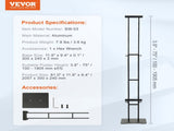 Poster Stand, Adjustable Height Up to 75", Double-Sided Heavy Duty Pedestal Sign Holder, Floor V952-HBJJSDZ475YCPRZ6SV0