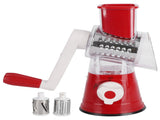 Hand Crank Vegetable Cutter Rotatable Fruit Grater Shredder Cutter Kitchen Accessory for HomeRed V1294-YM0901-3113210163611