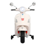 Kids Electric Ride On Car Motorcycle Motorbike Vespa Licensed GTS White RCAR-MBIKE-VESPA-WH