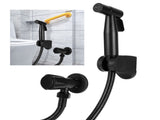 G1/2 Thread Bidet Sprayer Set Stainless Steel Bathroom Toilet Bidet Sprayer Black V1294-YM0901-3112200106611