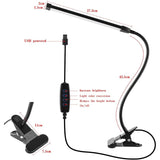 8W Dimmable Usb Desk Lamp With 3 Modes 10 Brightness Levels LED Desk Lamp For V1188-MS-227-2285