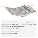 Double Quilted Fabric, 12 FT Double with Hardwood Spreader Bars, 2 Person Quilted V952-HFDCHBSXHWBD33J0JV0