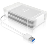 ICY BOX Adapter and enclosure for 2x 2.5" SATA HDDs/SSDs V28-HDDICYAC7032U3-1