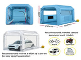 Giantz Inflatable Paint Booth 2.5X2.5X3M Inflatable Spray Booth with 550W Powerful Blower and Air SPRAY-BOOTH-3X2.5-BL