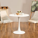 VEVOR 31.5 in Round Dining Table Wood Kitchen Table for 2-4 Person V952-YXCZBKTZMDBTQBT62V0