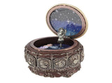 Vintage Music Box with 12 Constellations Rotating Goddess Twinkling LED Light V1294-YM0901-JY20436-04