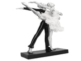 Couple Dancing Sculpture Modern Simple Innovative Resin Hand Crafted Couple Dancing Abstract Statue V1294-YM0706-3115230054912