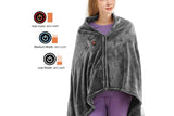 Heated Shawl Wraps for Women USB Wireless Heated Blanket with 3 Heating Levels V1263-JX-7484