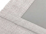 Marlow 100% Blackout Curtain 2-Panel Thermal Linen Look Curtain Draperies Window CD1023-NW-180X230-AU