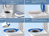 Cat Toilet Training Kit, Universal Reusable Cat Toilet Trainer, Cat Toilet Training Seat Tool for V1369-AZ3-W-11993