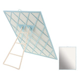 Shoe Try on Mirror Angled Floor No Bend Design HD Glass Panel V1366-AZ2-W-14127