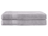2 Pack Bath Sheets Set Cotton Extra Large Towel Grey TOWEL-D-180-L-GR