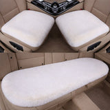 Plush Car Seat Cover - Soft, Warm and Fluffy Faux Rabbit Fur Seat Covers - Front and Back Seat V1188-ZXY-131-407