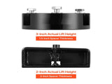 76.2 mm Front and 50.8 mm Rear Leveling Lift Kit for 2005-2021 2022 2023 Toyota Tacoma 2WD/4WD, V952-QHDPTSTJ2005RI6HW001V0