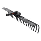 Tow Behind Landscape Rake, 1.5m Tow Dethatcher with 21 Steel Coil Tines, Lawn Dethatcher Rake V952-ZXSCJ60BDSDLG2B3EV0
