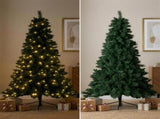 Christabelle 1.8m 6ft Pre-Lit Green Artificial Christmas Tree Dorset Pine 160 Multi-Function LE 112_WFLD6