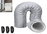2Pack Portable AC Hose Insulation Sleeve, Portable Air Conditioners Insulated Hose Cover Wrap, Fit V1107-721-75749-BLK-2PACK