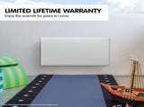Nobo 1500W NTL4S15-FS40 Electric Panel Heater Thermostat & Castors