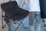 Compact Folding Chair Portable Camping Chair for Outdoor Activities - Black V1308-DSZKI-48-2