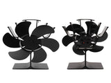 Heat Powered Fireplace Fan Non Electric Self Starting Stove Fan High Temperature Resistant Energy V1294-YM3113220250111-0421
