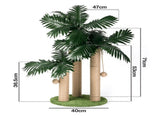 PaWz Cat Scratching Post 3 Heights Sisal Balls for Indoor Kitten Adult Green PT1460-AU
