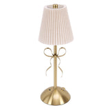 Fabric Bow Lamp Cordless Modern LED Bowknot Table Cute Nightlight Rechargeable for Bedroom V1294-YM0901-3119260000711