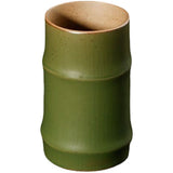 Olive Green Ceramic Desk Pen Holder Organizer, Pencil and Pen Storage for Office and Home, 1 Set V1369-AZ3-W-15802