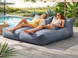 Artiss Outdoor Bean Bag Chair with Filler 2 Seater Beanbag Lounge Adults Splash-Proof Large Bean Bag BD-LOUNGE-D-GR-12FILLER