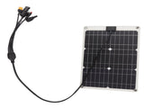Solar Battery 50W 4 Connectors Monocrystalline Silicon High Efficiency Portable Solar Charger V1294-YM0626-3114220114411