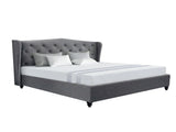 Artiss and BedStory Double Bed Frame and Mattress Set Memory Foam Cooling Gel Medium Soft Tufted BFRAME-SET-PIER-XFMA-D