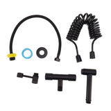 Bathroom Handheld Bidet Sprayer Kit Bidet Toilet Sprayer with Hose for Women Feminine Wash Black V1294-YM0703-3112230002211
