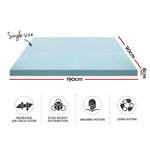 Giselle Bedding Memory Foam Mattress Topper Cool Gel 8cm Single MATTRESS-TOP-C-GEL-8-S