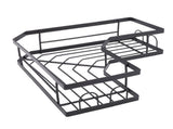 2PCS Corner Shower Shelf Adhesive Wall Mounted Shower Storage Rack with Hooks Toothpaste Holder for V1294-YM0901-3112250050411