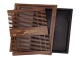 Kungfu Tea Tray Chinese Gongfu Tea Tray Drainage Water Storage Wood Tea Table with Drain Pipe Light V1294-YM0703-3118230040212