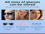 Car Travel Three-Piece Set Push-Open Eyeglass Case, Universal Storage Case, and Secure V1102-QCZYBYJH002
