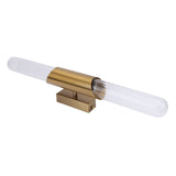 Wall Light Fixture Gold Brushed Metal Glass Lampshade Elegant Modern Wall Sconce with E26 Socket V1294-YM0901-3119240131411